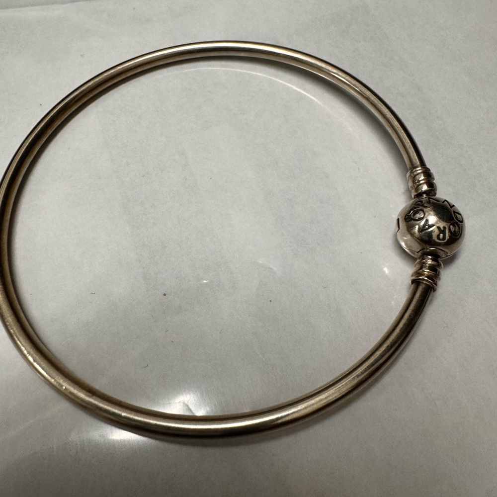Authentic Pandora Silver Bangle Bracelet